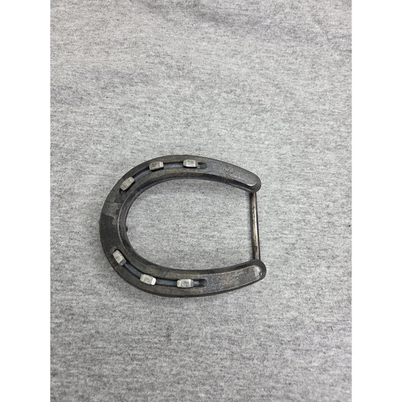 Other - Vintage Blacksmith Pony Horseshoe Solid Metal Western Belt Buckle